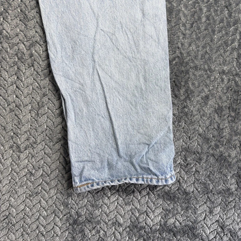 Levi's 510 Jeans Mens 34x32 Blue Light Wash Super Skinny Fit Straight Distressed
